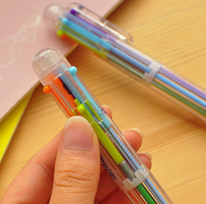 6 in 1 Multicolor Ballpoint Pen